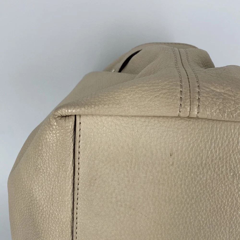 Tan/leather Kate Spade Knott large‎ satchel Bag